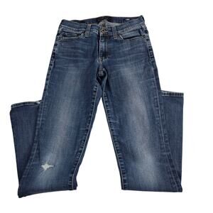 Lucky Brand sweet boot cut jeans Orta 2/26 blue denim womens 7073